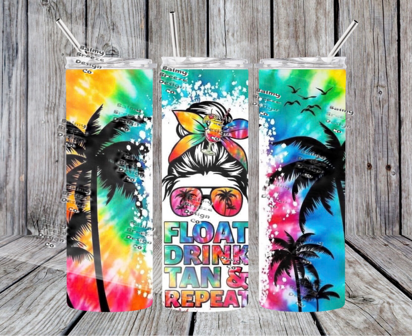 Float drink tan repeat Tumbler