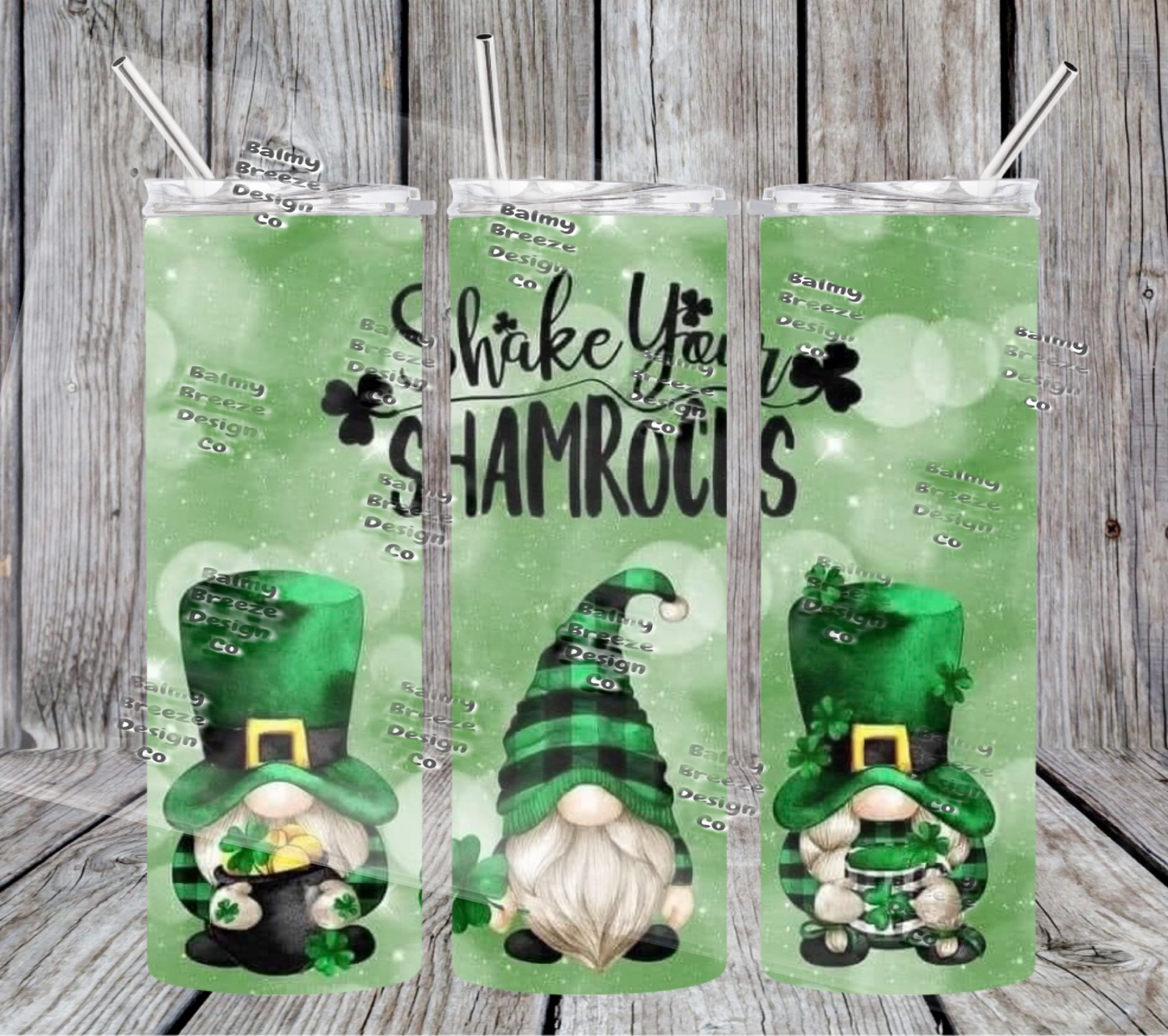 Shake your Shamrocks tumbler