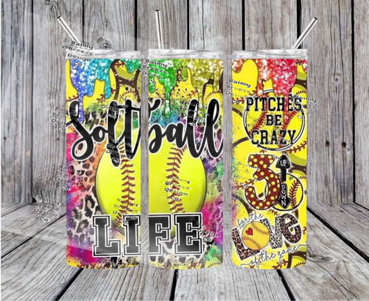 Softball life Tumbler