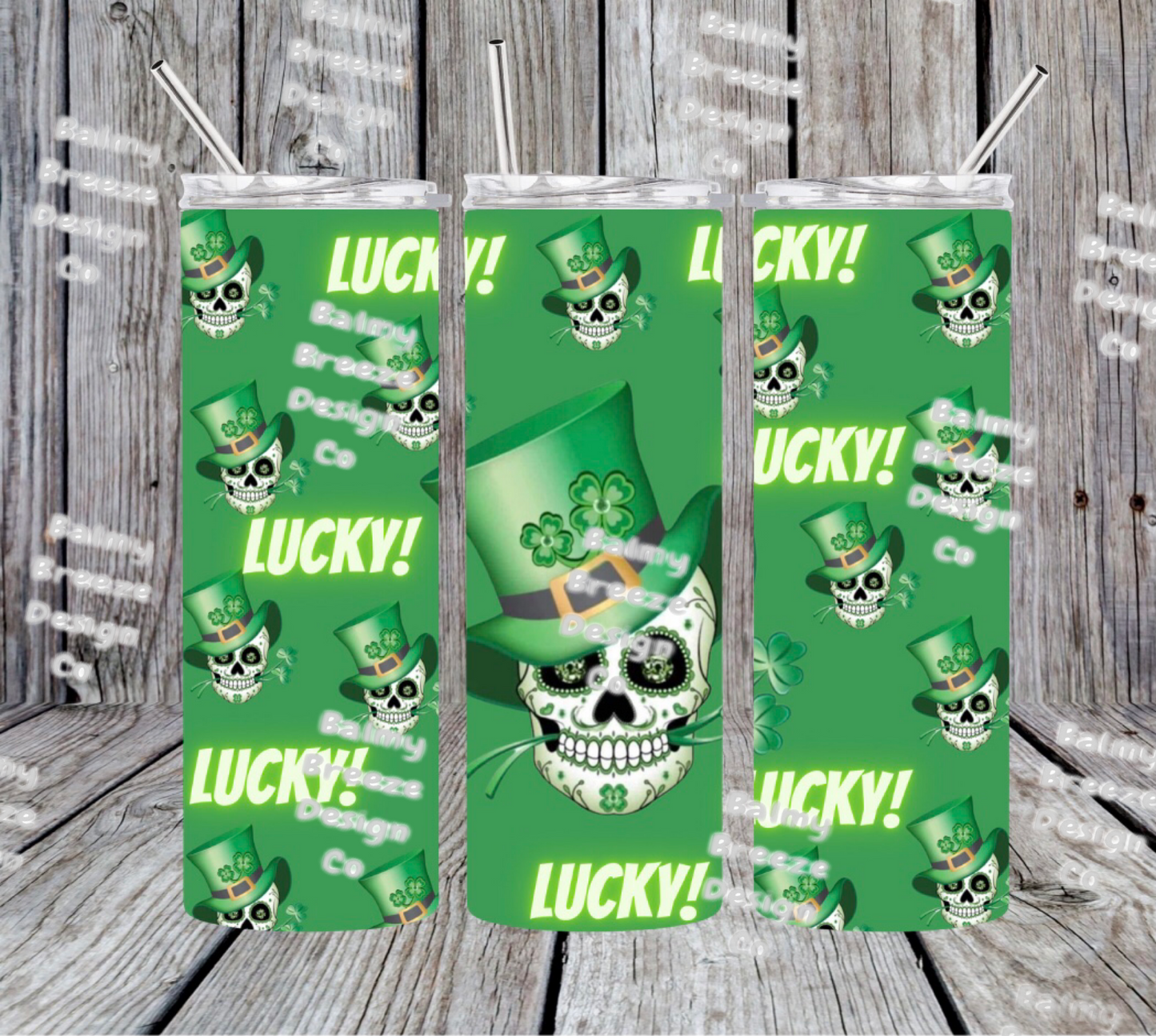 Lucky Skull Tumbler
