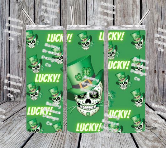 Lucky Skull Tumbler