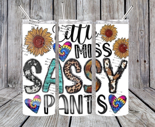 Little Miss Sassy Pants Tumbler